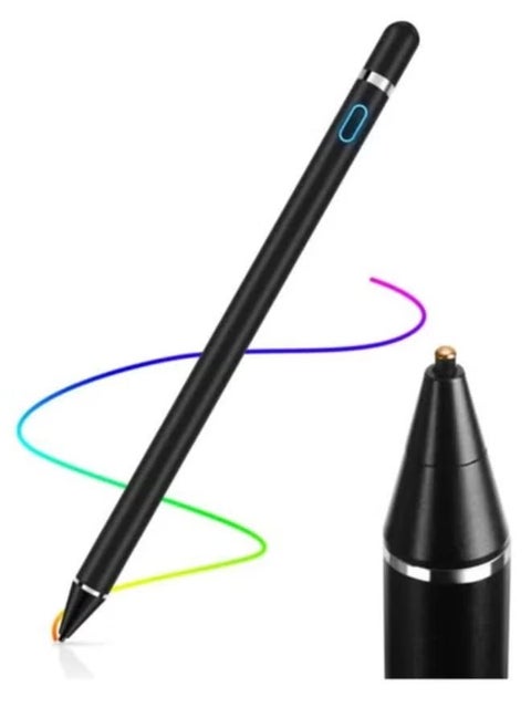 Stylus Pens for Touch Screens, 1.45mm High Precision and Sensitivity Point iPad Pencil Fine Point Active Smart Digital Pen for Tablet Work at iOS and Android Touch Screen
