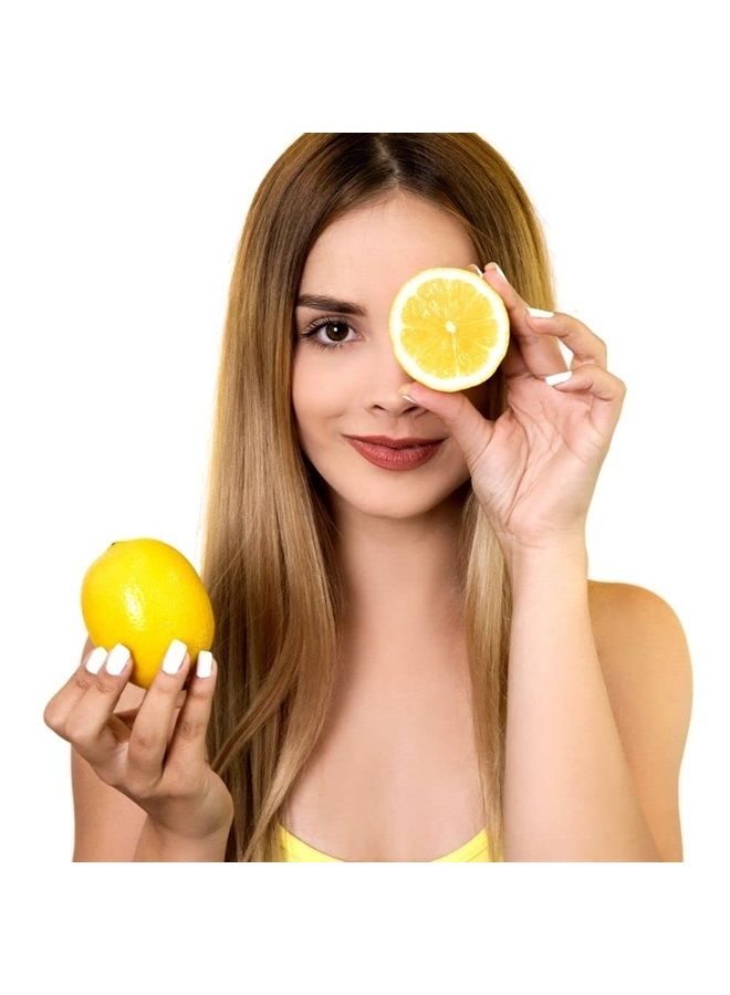 Sugaring NYC Whitening Lemon Vitamin C Vajacial Jelly Mask Peel-Off Bikini, Underarms Area Peel Mask - Lemon with Pieces of Lemon- Professional Size 23oz by Sugaring NYC  - Image 1