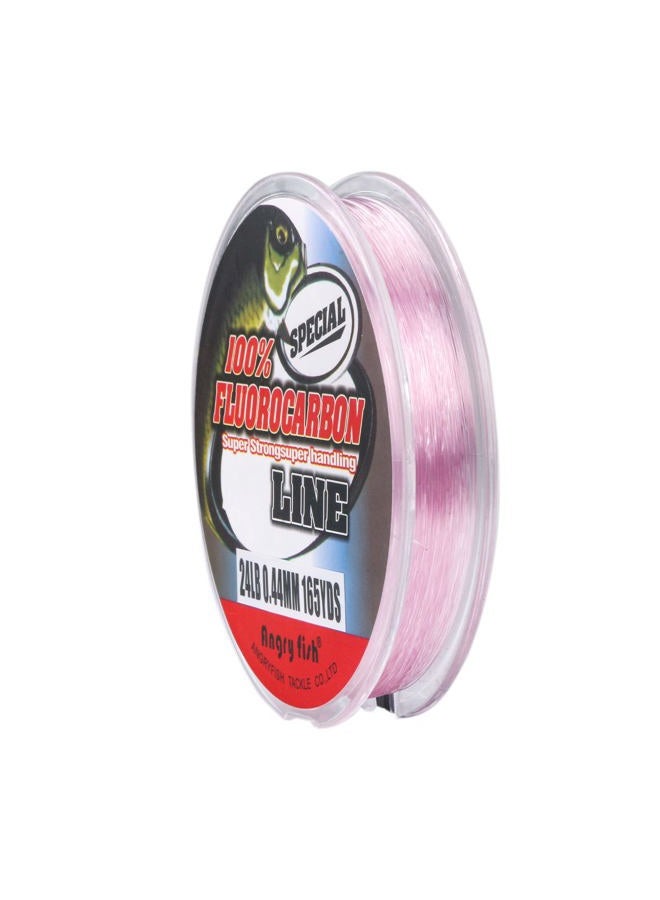 ANGRYFISH 100% Fluorocarbon Fishing Line-Invisible Underwater-Faster Sinking- Ultralow Stretch-Fishing Leader Line 2-30LB 2LB/0.128MM-55YD - Image 1