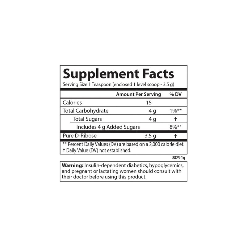 Carlson - Ribose, 100% Pure D-Ribose, Non-GMO, Energy Production, Muscle Recovery & Athletic Performance, 3.53 oz (100 g) - Image 4