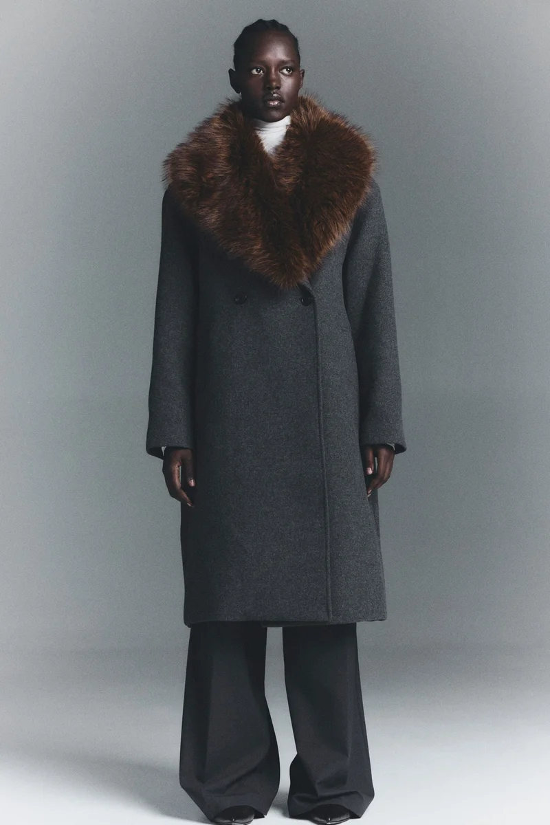 H&M Double-breasted coat