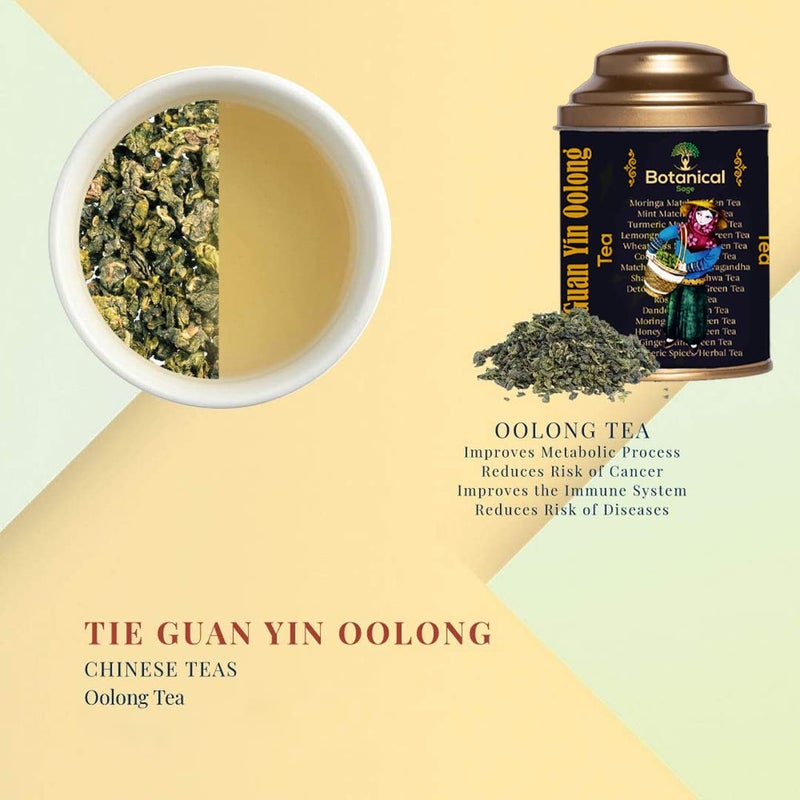 Botanical Sage - Tie Guan Yin Oolong Tea 100g | Selected | Luxury Tea - Image 4