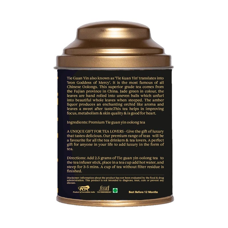 Botanical Sage - Tie Guan Yin Oolong Tea 100g | Selected | Luxury Tea - Image 2
