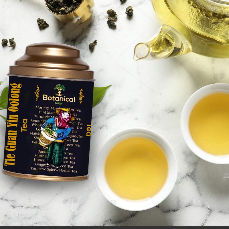 Botanical Sage - Tie Guan Yin Oolong Tea 100g | Selected | Luxury Tea - Image 3