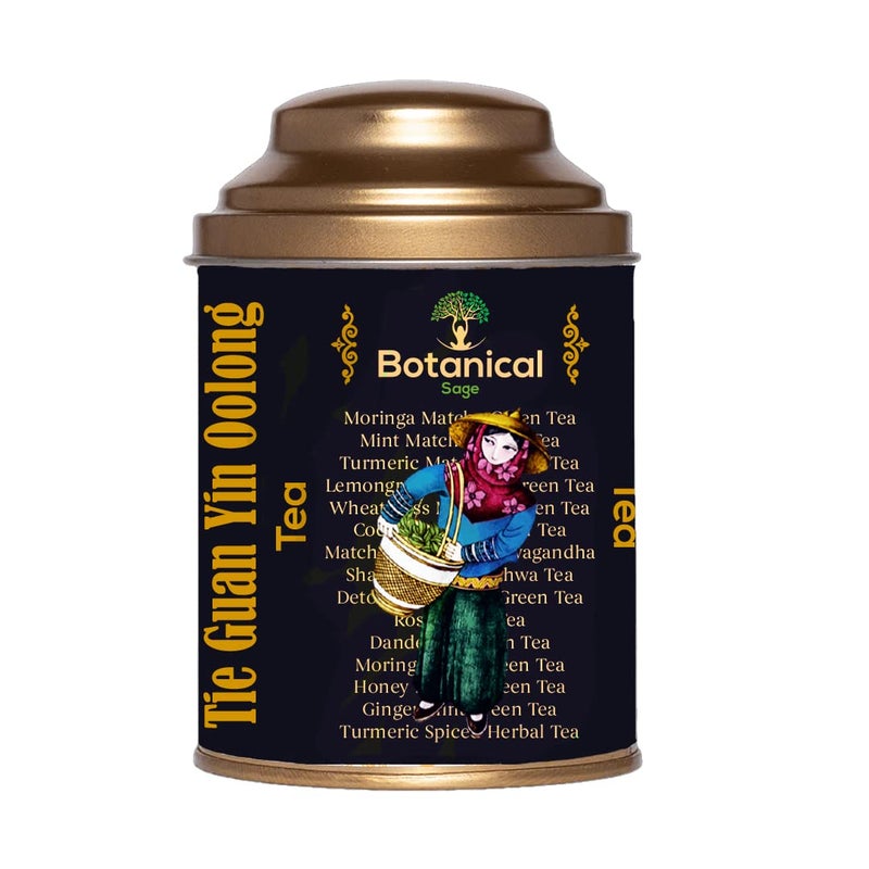 Botanical Sage - Tie Guan Yin Oolong Tea 100g | Selected | Luxury Tea - Image 1