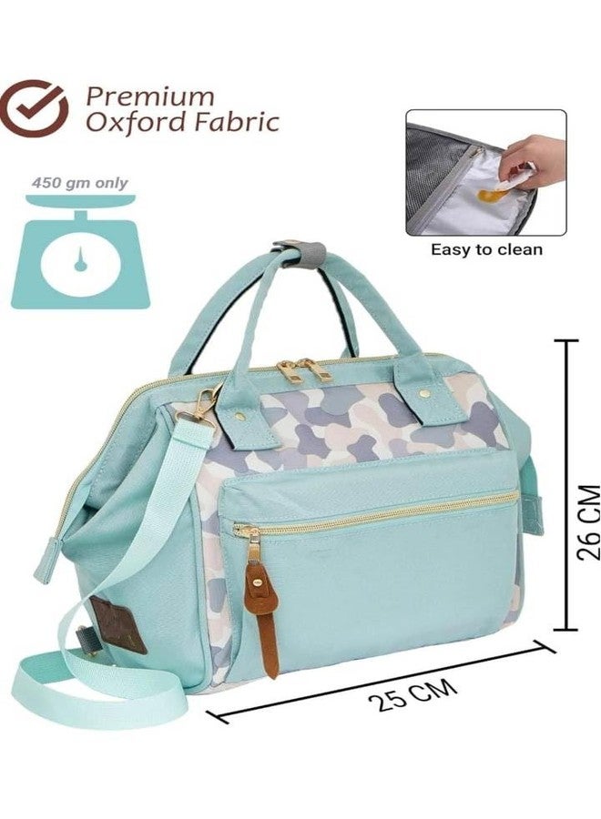Mini Diaper Bag for Baby | Small Nappy Bags for Mother | Maternity Travel Handbag | Hospital Bags for Mom | Baby Shower Gift for Mom | Gifts for New Born Baby Boy Girl | Blue - Image 4