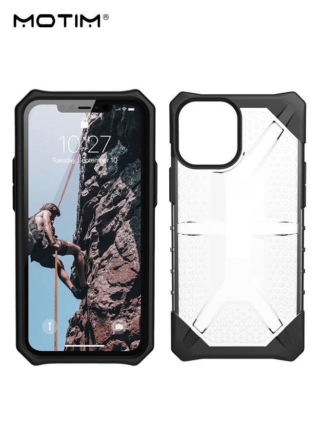 Motim - Transparent Case for iPhone 14/14 Plus, Drop Protection Phone Case with Airbag TPU Bumper, Anti-Yellowing, Shockproof Anti-Scratch Cover - Image 1