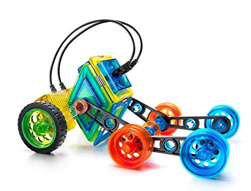 GeoSmart Flip Bot - Build Remote-Controlled GeoMagnetic Vehicles with This STEM Focused Magnetic Construction Set Featuring Rechargeable Turbo Motors - Image 5