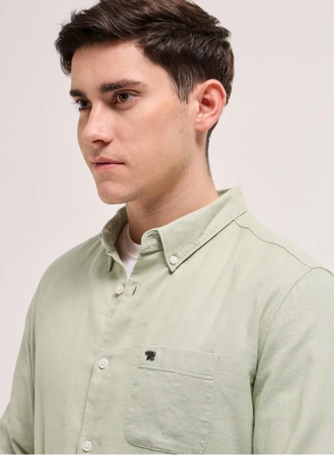 THE BEAR HOUSE Men's Shirt for Casual and Formal Wear | Classic Button-Down Style for Office, Daily Use, Travel, Events & All-Season Outfits | Versatile & Stylish Wardrobe Essential for Every Occasion