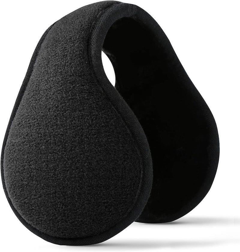 NORTHWIND Winter ear muffs for men, ear muffs for women, ear cover for winter,Behind The Head Style Winter Earmuffs,Foldable ear muff (Black) - Image 1