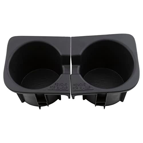 NFSpeeding Cup Holder Inserts Fits 2005-2017 Tacoma Front Drinks Holder Center Console Replace 66991-04012 66992-04012 Black - Image 1