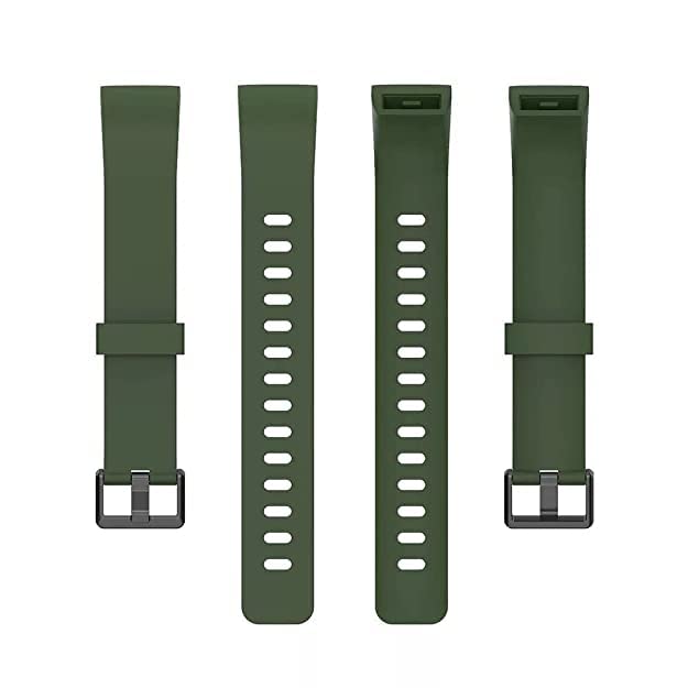 HUMBLE Adjustable Buckle Silicone Strap Compatible with Realme Smart Watch Band Strap/Bracelet/Strap.(Green) - Image 3