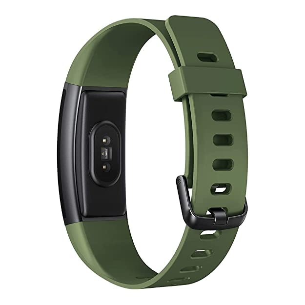 HUMBLE Adjustable Buckle Silicone Strap Compatible with Realme Smart Watch Band Strap/Bracelet/Strap.(Green) - Image 5