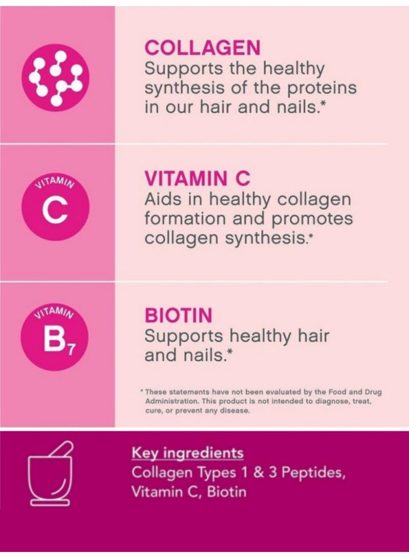 Lifecell Premium Collagen Peptides + Vitamin C & Biotin for Glowing Skin, Strong Hair & Nails – Hydration Boost & Anti-Aging Support – Keto & Gluten-Free - Image 4