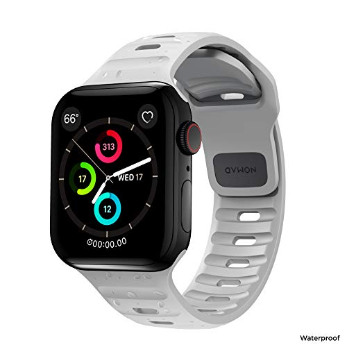 Nomad Sport Band - 45mm | Lunar Gray Apple watch ultra 2 band, Designed to give your Apple Watch a modern and athletic look for intense workouts and everyday wear, Compatible with New Series 10, Ultra & Ultra 2, Series 1-9, and SE - Image 3