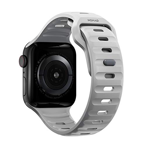 Nomad Sport Band - 45mm | Lunar Gray Apple watch ultra 2 band, Designed to give your Apple Watch a modern and athletic look for intense workouts and everyday wear, Compatible with New Series 10, Ultra & Ultra 2, Series 1-9, and SE - Image 2