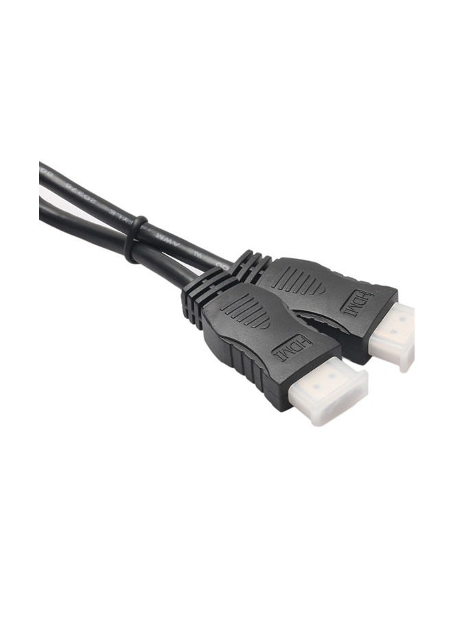 NIBEMINENT High Speed HDMI Cable With Ethernet 25centimeter Black - Image 2