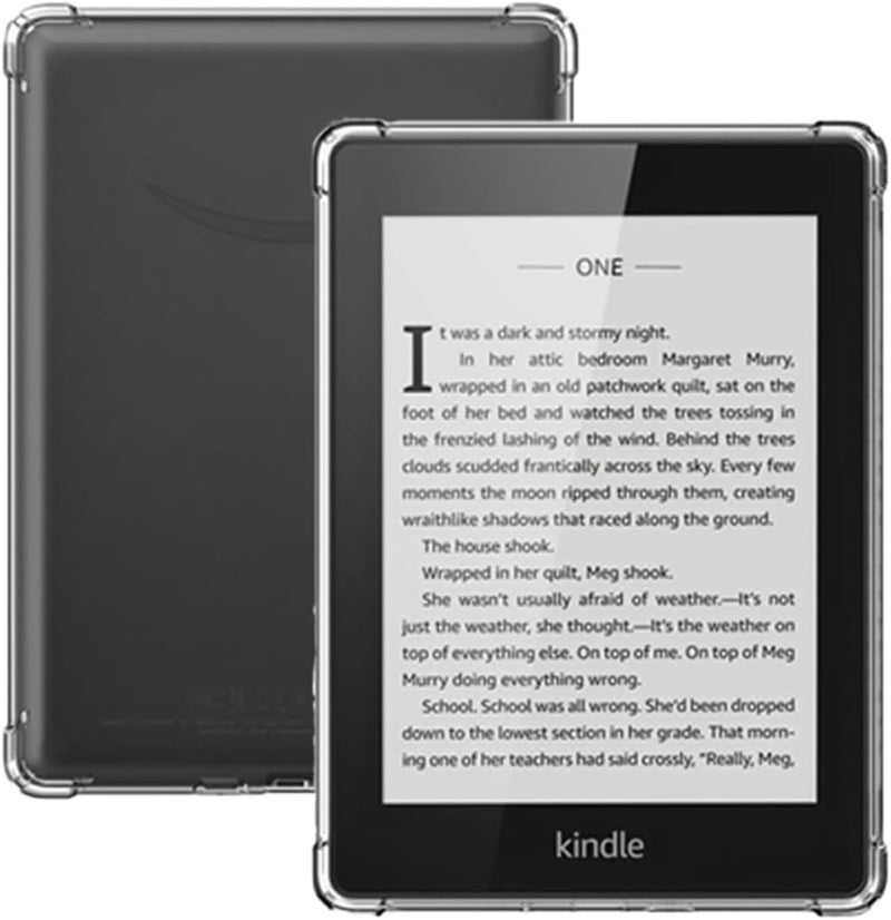 NOUKAJU لجميع طرازات Amazon Kindle Paperwhite الجديدة تمامًا وغطاء حالة Kindle Colorsoft Signature Edition، غطاء لجهاز Kindle Paperwhite مقاس 7 بوصة (الجيل الثاني عشر) 2024، TPU، مقاوم للسقوط، مضاد للخدش (شفاف) - Image 1