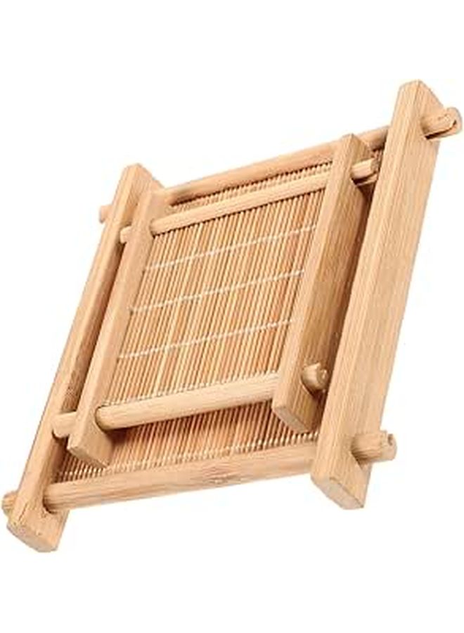 2 Pcs Chinese Style Coaster Mats For Teacup Photography Prop Tea Ceremony Home Decor Background - Image 1