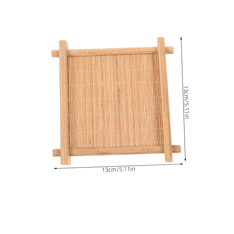 2 Pcs Chinese Style Coaster Mats For Teacup Photography Prop Tea Ceremony Home Decor Background - Image 3