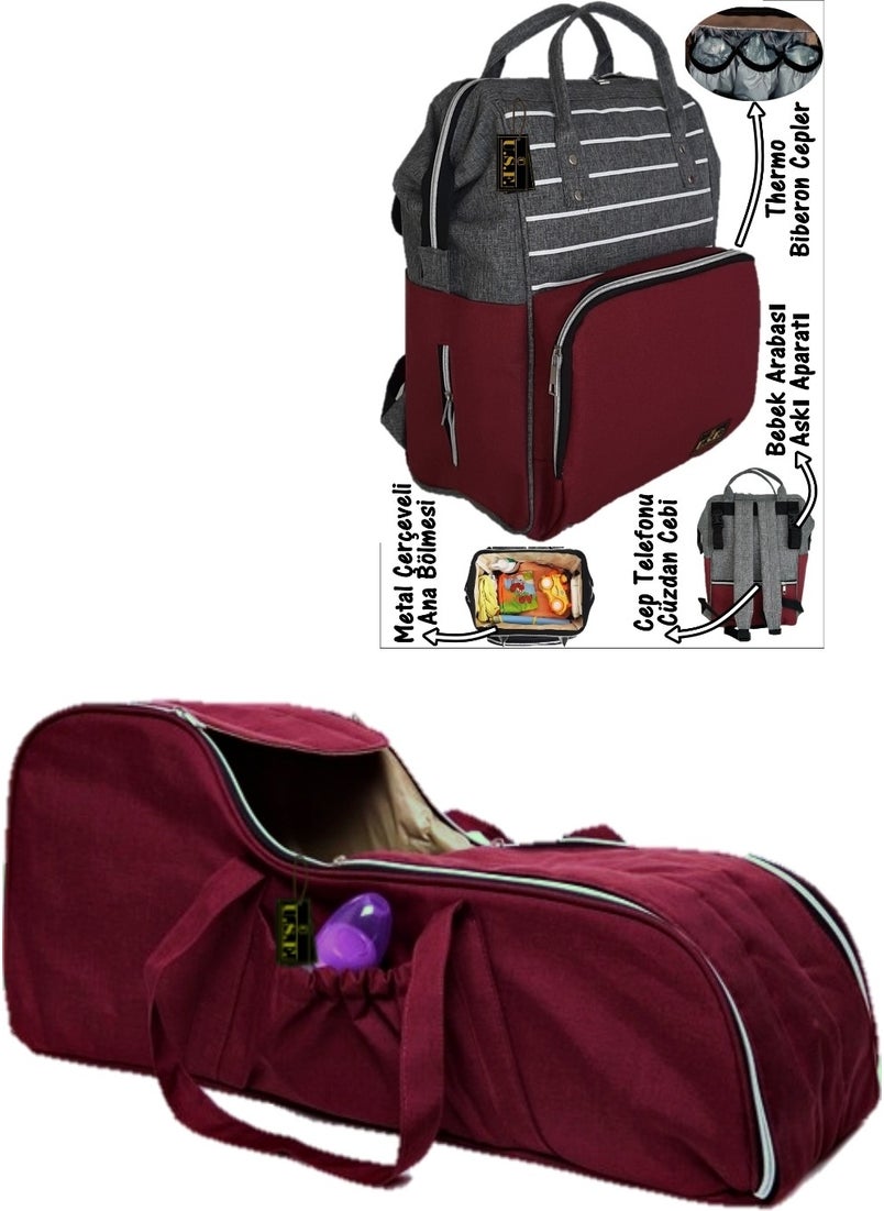 U.S.F Carrycot, Baby Carrier, Stroller + Hospital Release Mother and Baby Care Bag Set of 2  - Image 3