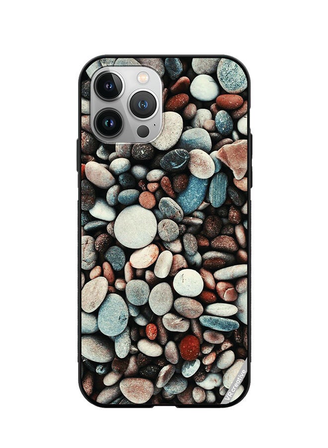 VR CREATIVE Protective Case Cover For Apple iPhone 11 Pro Max Pebbles Design Multicolour - Image 1