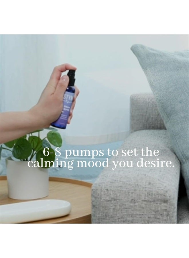 STYM Pillow Spray for Better Sleep with Melatonin, Lavender, and Chamomile, 2 Fl Oz, 2-Pack - Image 4