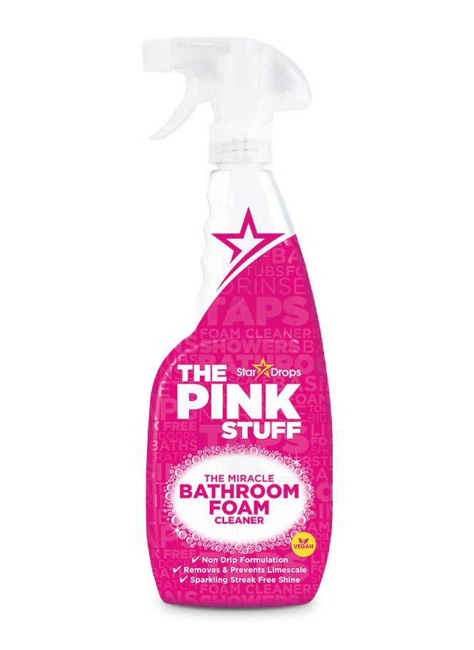 Stardrops - Stardrops The Pink Stuff Miracle Bathroom Foam Cleaner, 750ml - Image 1
