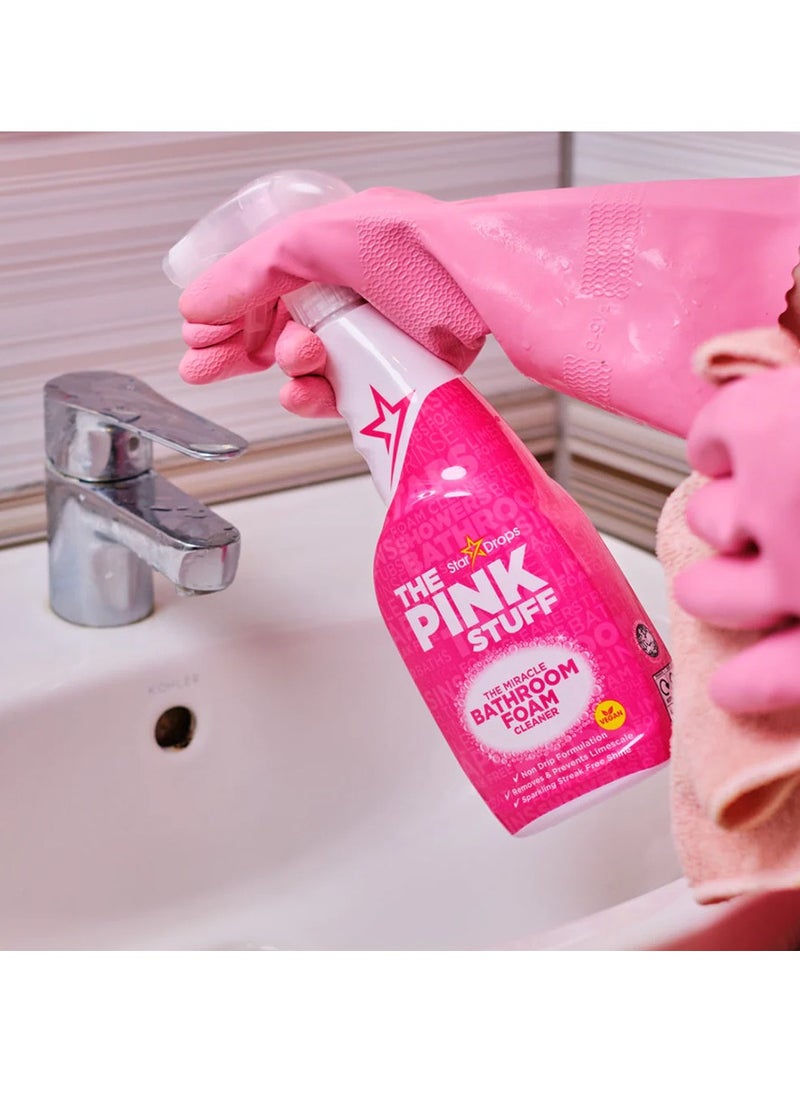 Stardrops - Stardrops The Pink Stuff Miracle Bathroom Foam Cleaner, 750ml - Image 1