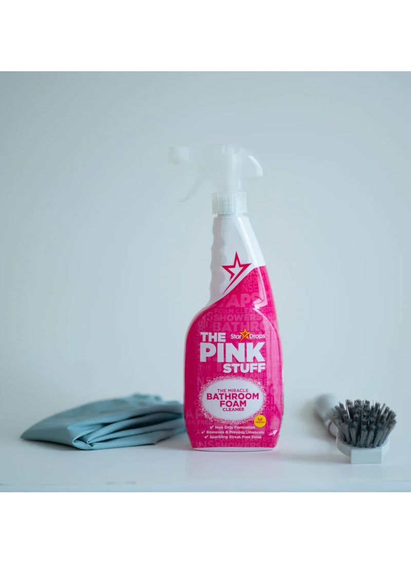 Stardrops - Stardrops The Pink Stuff Miracle Bathroom Foam Cleaner, 750ml - Image 1