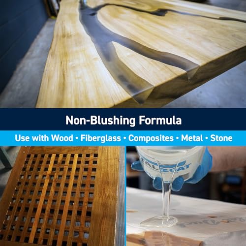 TotalBoat High Performance Epoxy Kit - Crystal Clear Marine Grade Resin and Hardener for Woodworking, Fiberglass, Wooden Boat Building and Repairs (1.5 Gallon, Medium) - Image 4