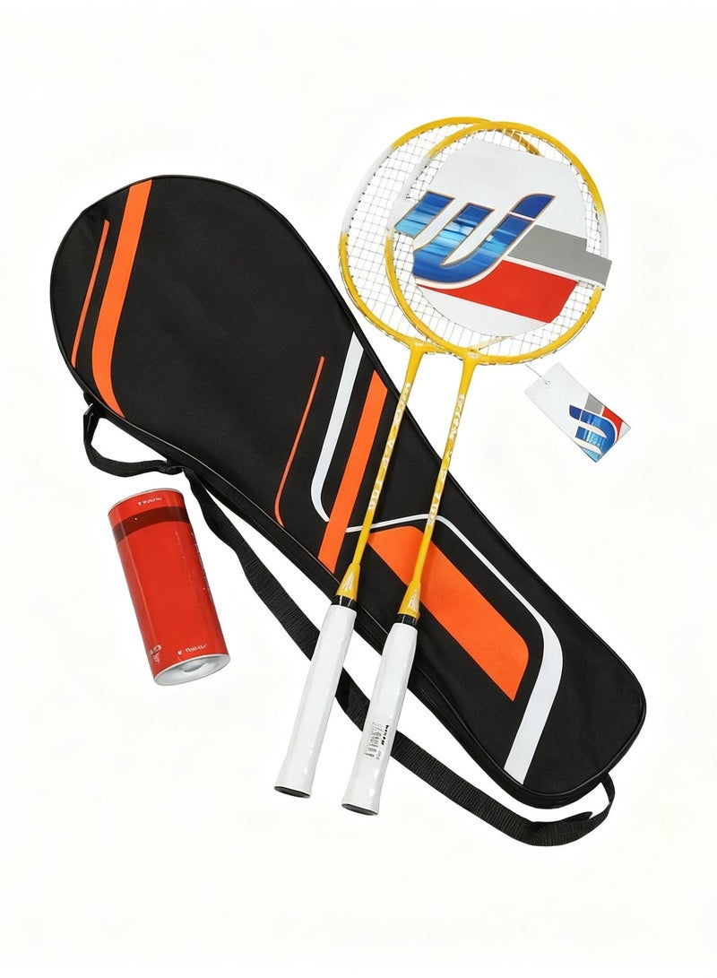 ETG Badminton Racket Durable Adult Set Training Dribbling - Image 1