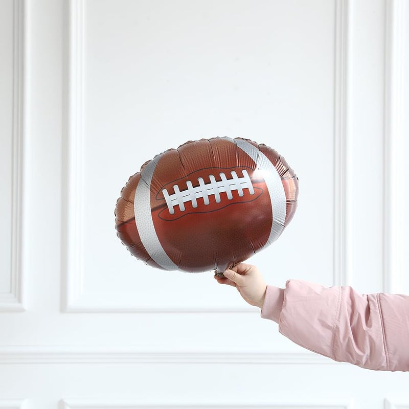 Eopelsm Football Balloon Garland Arch Kit 131Pcs Sage Green and Coffee Brown Balloons with Football Foil Balloon for Touch Down Rugby Super Bowl Sport Theme Party Decorations - Image 3