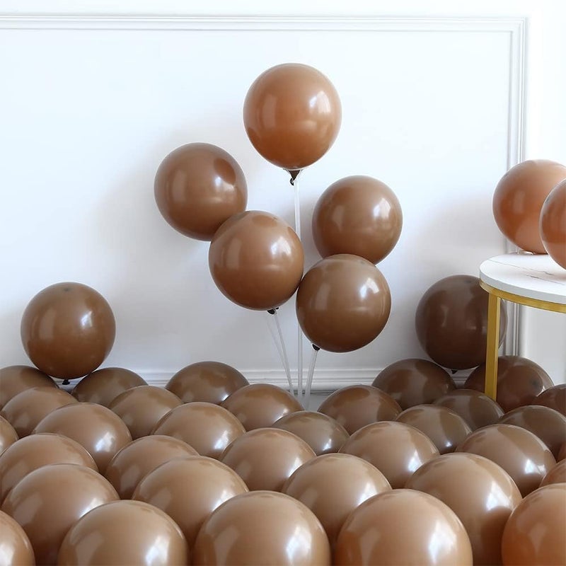 Eopelsm Football Balloon Garland Arch Kit 131Pcs Sage Green and Coffee Brown Balloons with Football Foil Balloon for Touch Down Rugby Super Bowl Sport Theme Party Decorations - Image 5