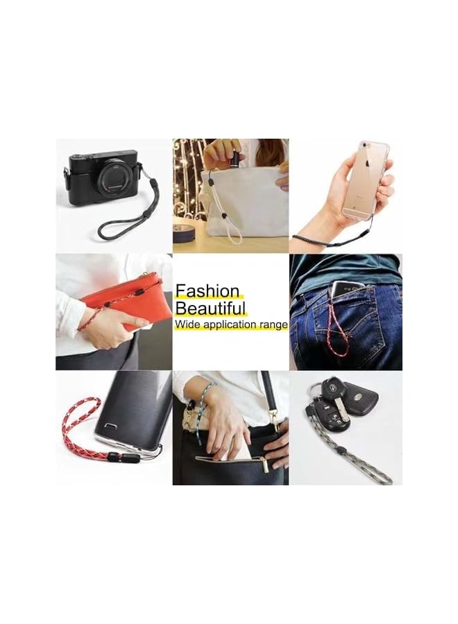 Green Tiger 6 PCS Multi-Color Adjustable Hand Wrist Straps Lanyard Nylon Lanyard with Movable Button for Phone Camera GoPro PSP Keys USB Flash Drive Wallet ID Name Tag Badge Mp3 Mp4, 8 Years - Image 4