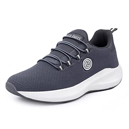 Bacca Bucci® Women Savage Running Shoes/Sneakers for Running/Gym/Training/Casual Walking Sports Shoe for Girls/Women- Grey, Size UK38 - Image 1