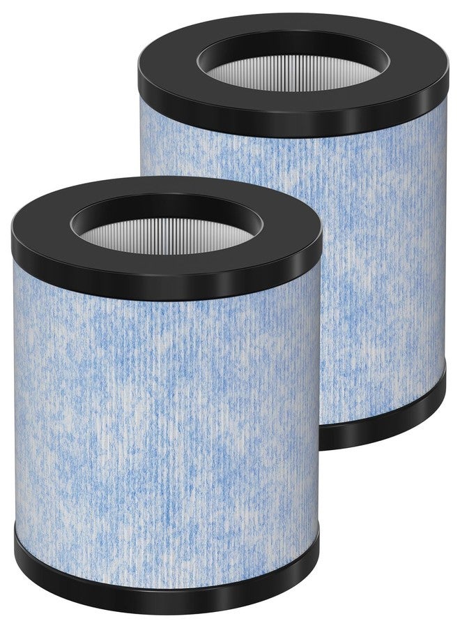 Allisfresh C102 MA-01CW True HEPA Replacement Filter Compatible with Miko Ibuki C102 Air Cleaner Purifier and Okaysou AirMic4S, True HEPA Filter Set, 2 Pack - Image 1