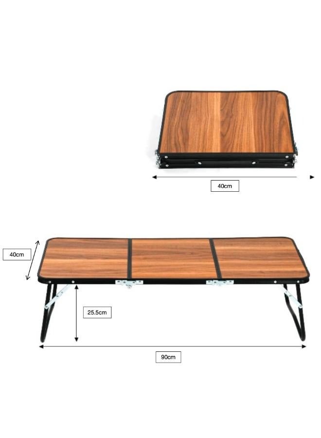 Generic 90*40cm 3 Folding Beach Table with Handles for Outdoor Cooking BBQ Camping Traveling and Party Use - Image 2
