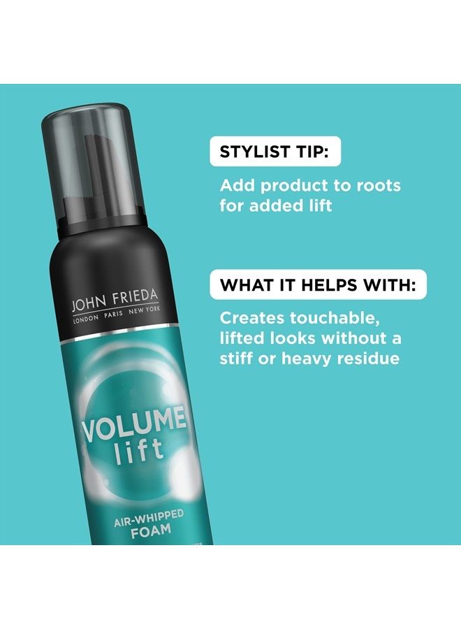 John Frieda Volume Lift Air Whipped Foam for Lightweight Fullness, Fine Hair Nourishing Mousse for Natural Volume, 7.5 Ounces, Formulated with Air-Silk Technology  - Image 3