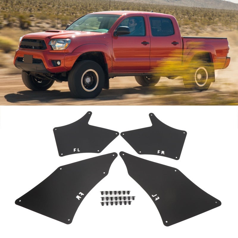 Front Wheel Liners 2005-2020 High Grade EVA Rubber Splash Guards Liner - Precision Fit Elevated Aesthetics Mudguards Liner Set for Tacoma Front Left Right Wheels - Image 1