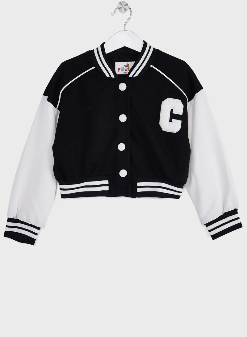 Pinata Girls Baseball Jacket And Skirt Set