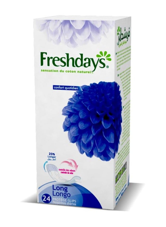 Freshdays 24 Pads Daily Liners Long