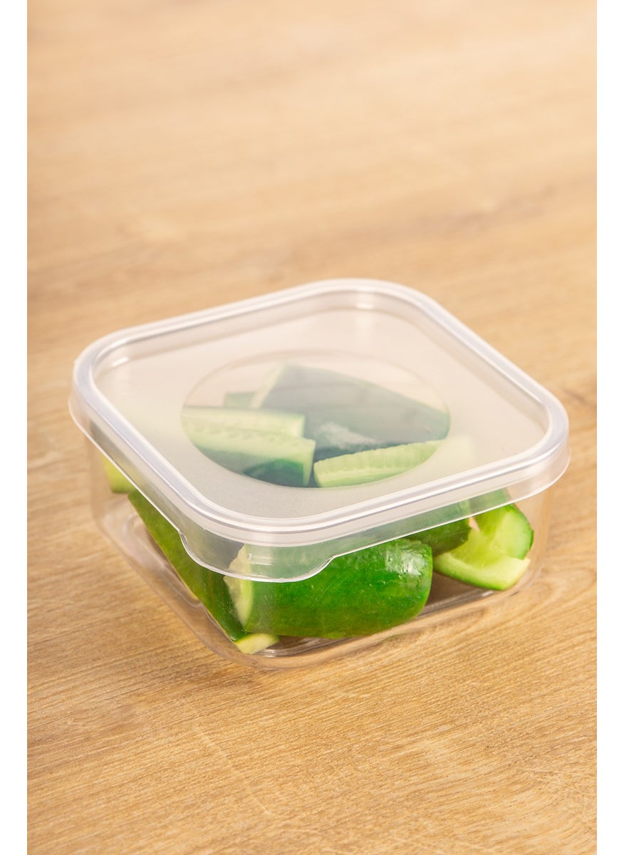 DNS Home - 6-Piece Breakfast Set Storage Container Acrylic Food Storage Container with Vacuum Lid 0,25 ml - Image 1