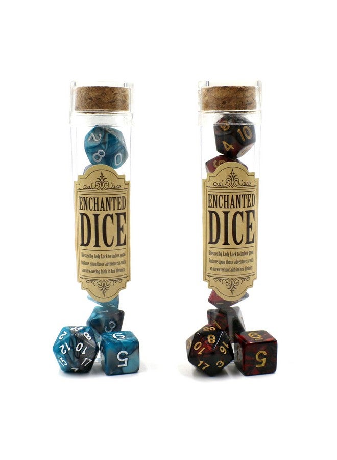 Dahan Dice D&D Polyhedral Dice Gift Set with Storage Box for RPG Games Bronze, Silver - Image 5