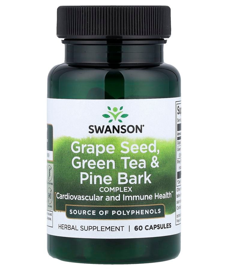 Grape Seed Green Tea & Pine Bark Complex 60 Capsules