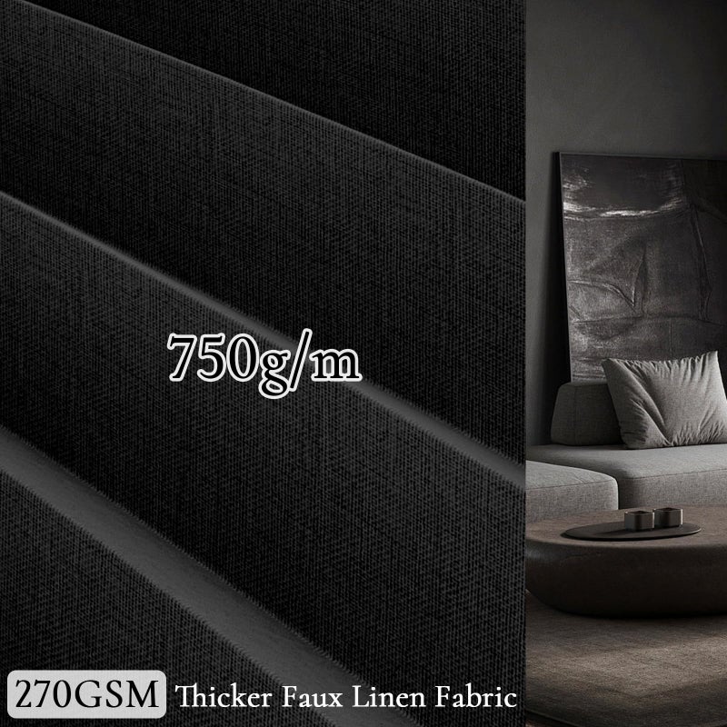 HMYI 100% Blackout Accordion Style Door Curtain for Doorways Privacy Magnetic Door Curtain, Temporary Doors for A Room Privacy, 1 Panel, W45 x L80, Black - Image 5