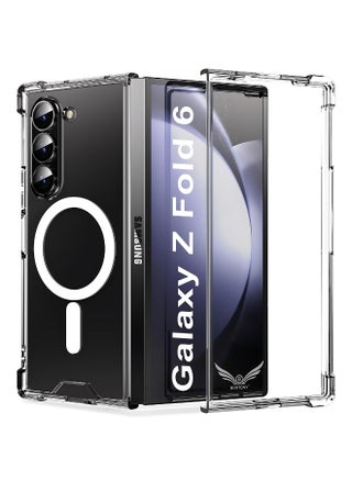 Samsung Galaxy Z Fold 6 Case Magnetic Cover Compatible with MagSafe Wireless Charging Hard PC AntiScratch Shockproof Protective Phone Case Cover for Galaxy Z Fold 6 - pzsku/ZC8D85DB64E63DB7DAA02Z/45/_/1718181019/1050647c-5ef4-4457-b429-2db91f6132f4