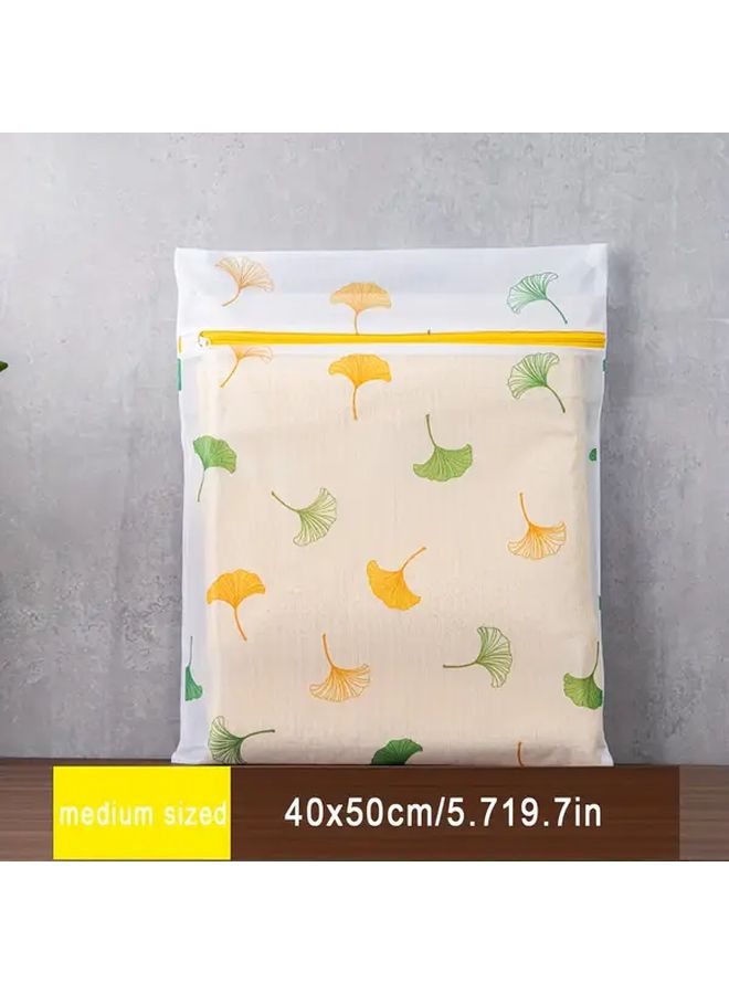 3Pcs Durable Polyester Mesh Laundry Bags Set Zippered Travel Pouches For Delicates - Image 5
