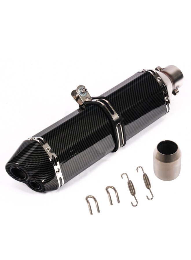 Kpr150 Horizon 350r3r25 Gsx Ninja250z400 Huanglong 300 أنبوب عادم سداسي صغير معدل