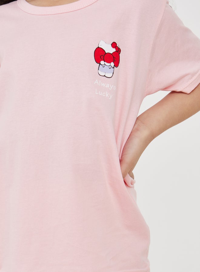 Styli Styli Cartoon Printed T-Shirt and Pant Pyjama Set - Image 3